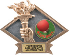Victory Dimensional Diamond Resin Insert Trophy