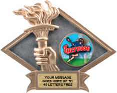 Victory Dimensional Diamond Resin Insert Trophy [6 x 8.5 inch] large
