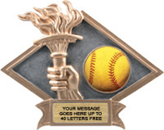 Victory Dimensional Diamond Resin Insert Trophy [6 x 8.5 inch] large