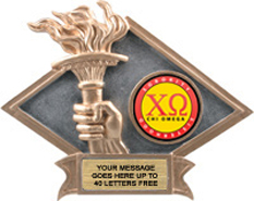 Victory Dimensional Diamond Resin Insert Trophy