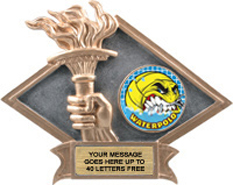 Victory Dimensional Diamond Resin Insert Trophy