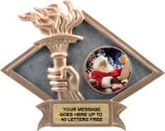 Victory Dimensional Diamond Resin Insert Trophy