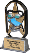 Swimming EcoStar Resin Trophy