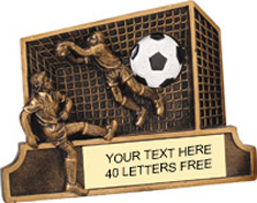 Soccer Goal Resin [3 x 4.5 inch]