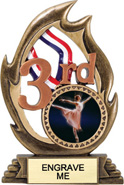 3rd Place Flame Color Resin