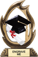 Graduate Flame Color Resin