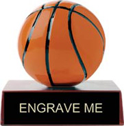 Basketball Heritage Wood & Resin Trophy [3 inch]