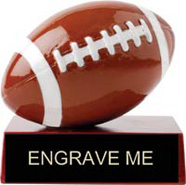 Football Heritage Wood & Resin Trophy [3 inch]