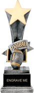 Football Star Resin Trophy [8 inch]