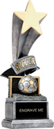 8 inch Soccer Star Resin Trophy