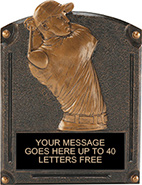 Golf Male Legends of Fame Resin Trophy
