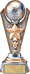 Globe Triple-Star Victory Resin Trophy