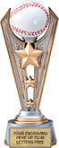 Baseball Triple-Star Victory Resin Trophy