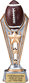 Football Triple-Star Victory Resin Trophy