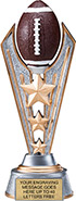 Football Triple-Star Victory Resin Trophy