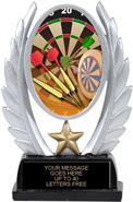 Oval Insert Wreath Resin Trophies