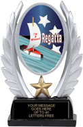 Oval Insert Wreath Resin Trophies