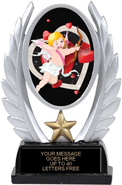 Oval Insert Wreath Resin Trophies