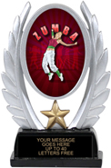 Oval Insert Wreath Resin Trophies