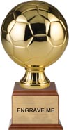 Soccer Full Size Resin Award - Gold [15 inch]