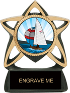 Resin Star insert Trophy [5 inch]