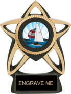 Resin Star insert Trophy [7 inch]