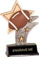 Football Sport Star Resin Trophy [5.5 inch]