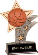 Basketball Sport Star Resin Trophy [7 inch]