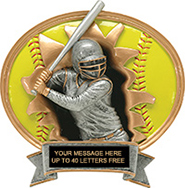 Softball Sport Blaster Resin Trophy
