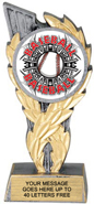 Insert Holder Wreath Framed Color Resin Trophy [5.5 inch]