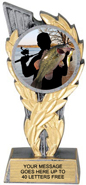 Insert Holder Wreath Framed Color Resin Trophy [5.5 inch]