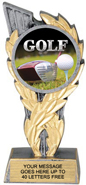 Insert Holder Wreath Framed Color Resin Trophy [5.5 inch]