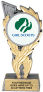 Insert Holder Wreath Framed Color Resin Trophy