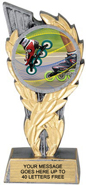 Insert Holder Wreath Framed Color Resin Trophy [5.5 inch]