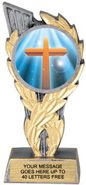 Insert Holder Wreath Framed Color Resin Trophy [5.5 inch]
