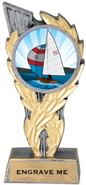 Insert Holder Wreath Framed Color Resin Trophy [5.5 inch]