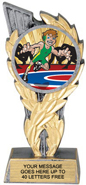 Insert Holder Wreath Framed Color Resin Trophy [5.5 inch]