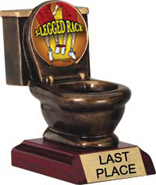 Toilet Bowl Insert Resin Trophy [5 inch]
