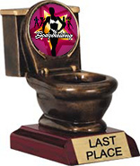 Toilet Bowl Insert Resin Trophy [5 inch]