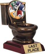 Toilet Bowl Insert Resin Trophy [5 inch]