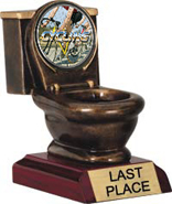Toilet Bowl Insert Resin Trophy [5 inch]