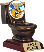 Toilet Bowl Insert Resin Trophy [5 inch]