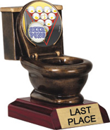 Toilet Bowl Insert Resin Trophy [5 inch]
