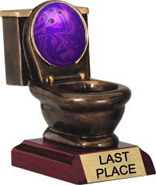 Toilet Bowl Insert Resin Trophy [5 inch]