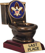 Toilet Bowl Insert Resin Trophy [5 inch]