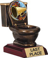 Toilet Bowl Insert Resin Trophy [5 inch]