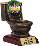 Toilet Bowl Insert Resin Trophy [5 inch]