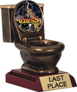 Toilet Bowl Insert Resin Trophy [5 inch]