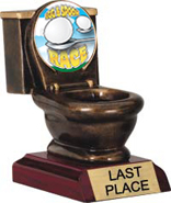 Toilet Bowl Insert Resin Trophy [5 inch]