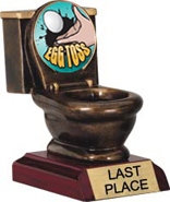 Toilet Bowl Insert Resin Trophy [5 inch]